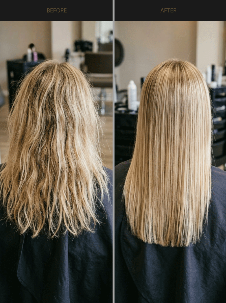 Chemically treated hair