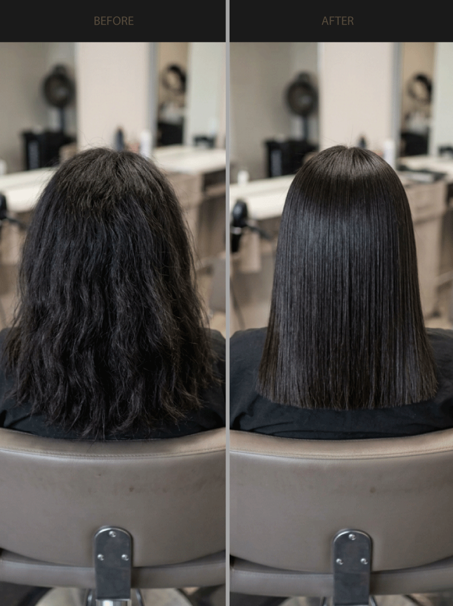 Virgin and natural hair